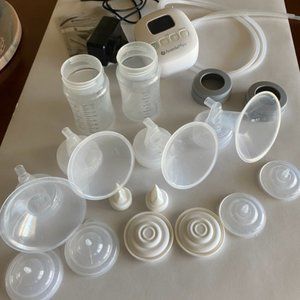 Ameda Mya Portable Hospital Strength Electric Breast Pump with 2x Flange sizes